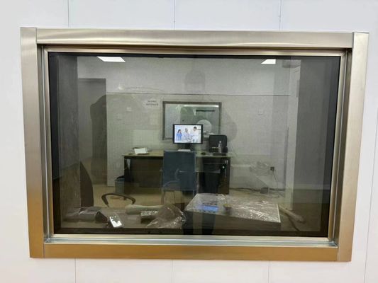 Bom preço. 99 por cento UVproof Janela blindada Estrutura de aço resistente Janela à prova de radiação on-line