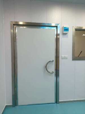 Bom preço. Porta de blindagem para ressonância magnética de 1.5 Tesla com design de tela sem barreiras e operação elétrica para salas de ressonância magnética on-line
